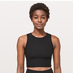 Lululemon Athletica Black Crop Top